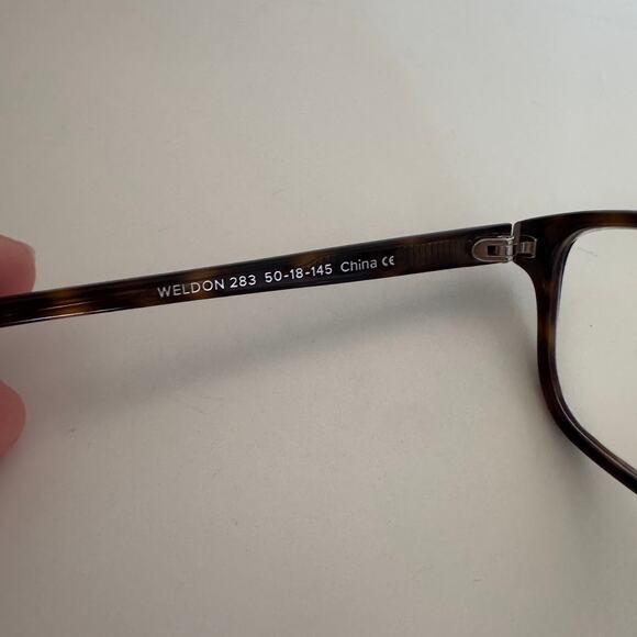 Warby Parker Weldon 283 50-18-145 Tortoise Eye Glasses Frames - Picture 6 of 9
